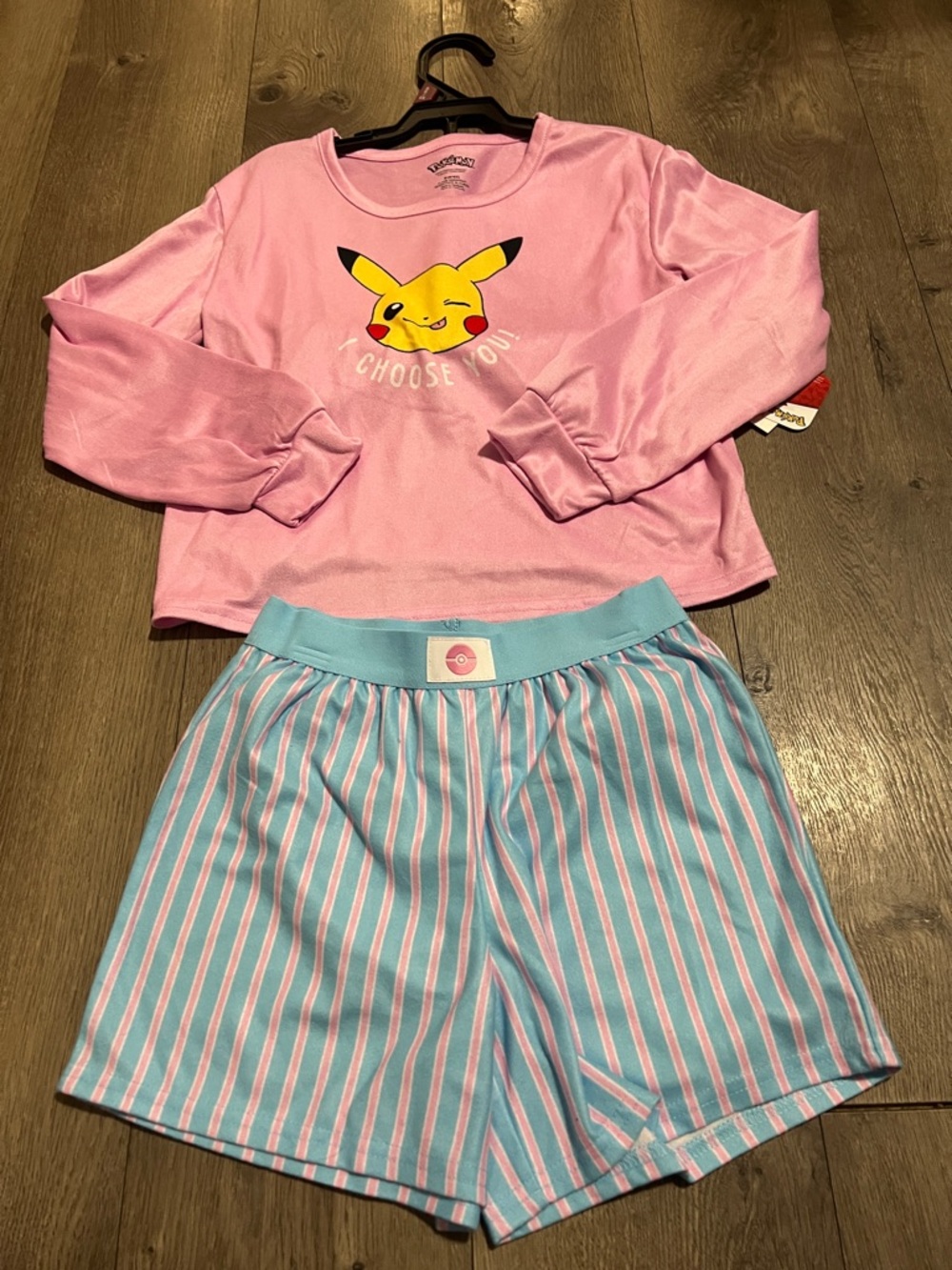 Pokémon Girls Pajama Set Size 6 New